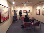 川野美華先生が「いよいよはきい展」を銀座の画廊で開催しました