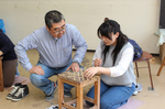 別府の伝統工芸・竹工芸を学ぶ授業がスタート