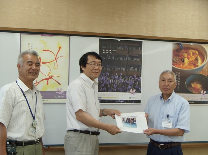 【ハーブ六次産業化プロジェクト】サフラン商品開発を竹田市に報告